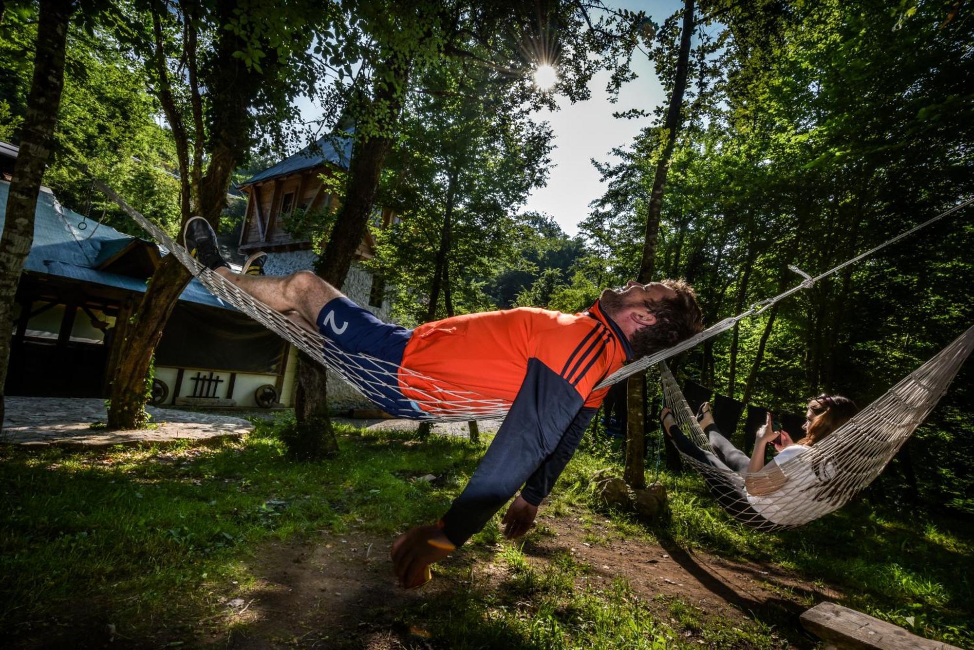 Camp Divlja Rijeka Hotell Hum Eksteriør bilde